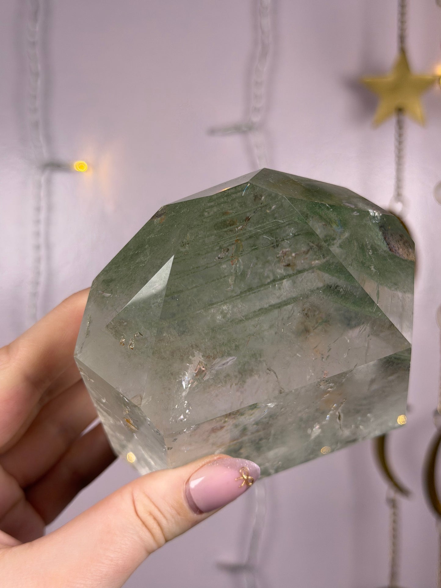 Statement Green Chlorite Tower w/ Phantoms