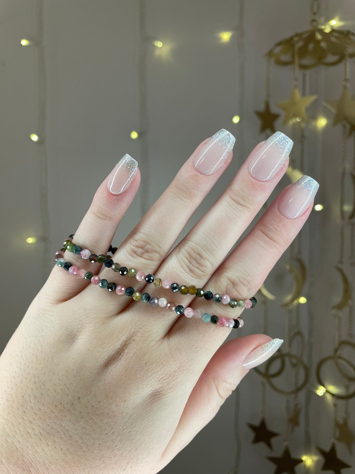 Faceted Watermelon Tourmaline Bracelet