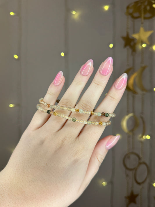 Amphibole Quartz Bracelet