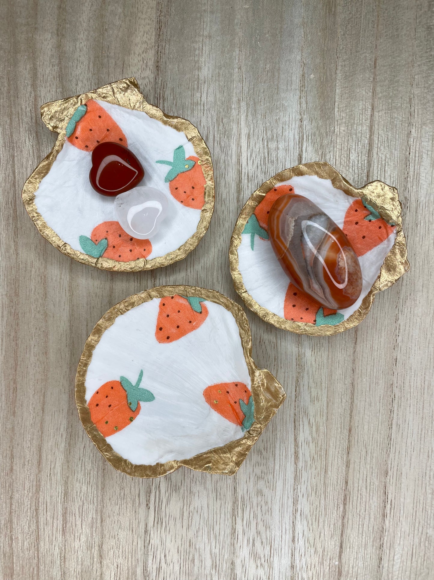 Strawberry Field Shell Dish