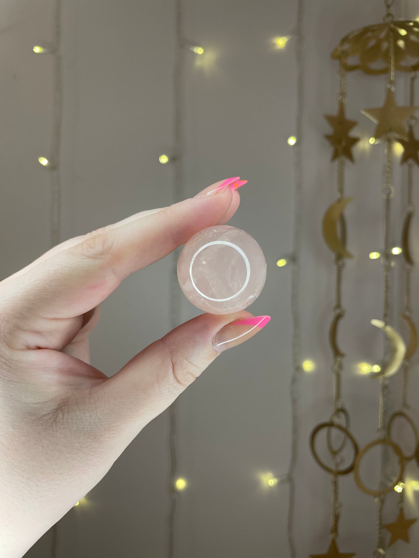 Star Rose Quartz Sphere