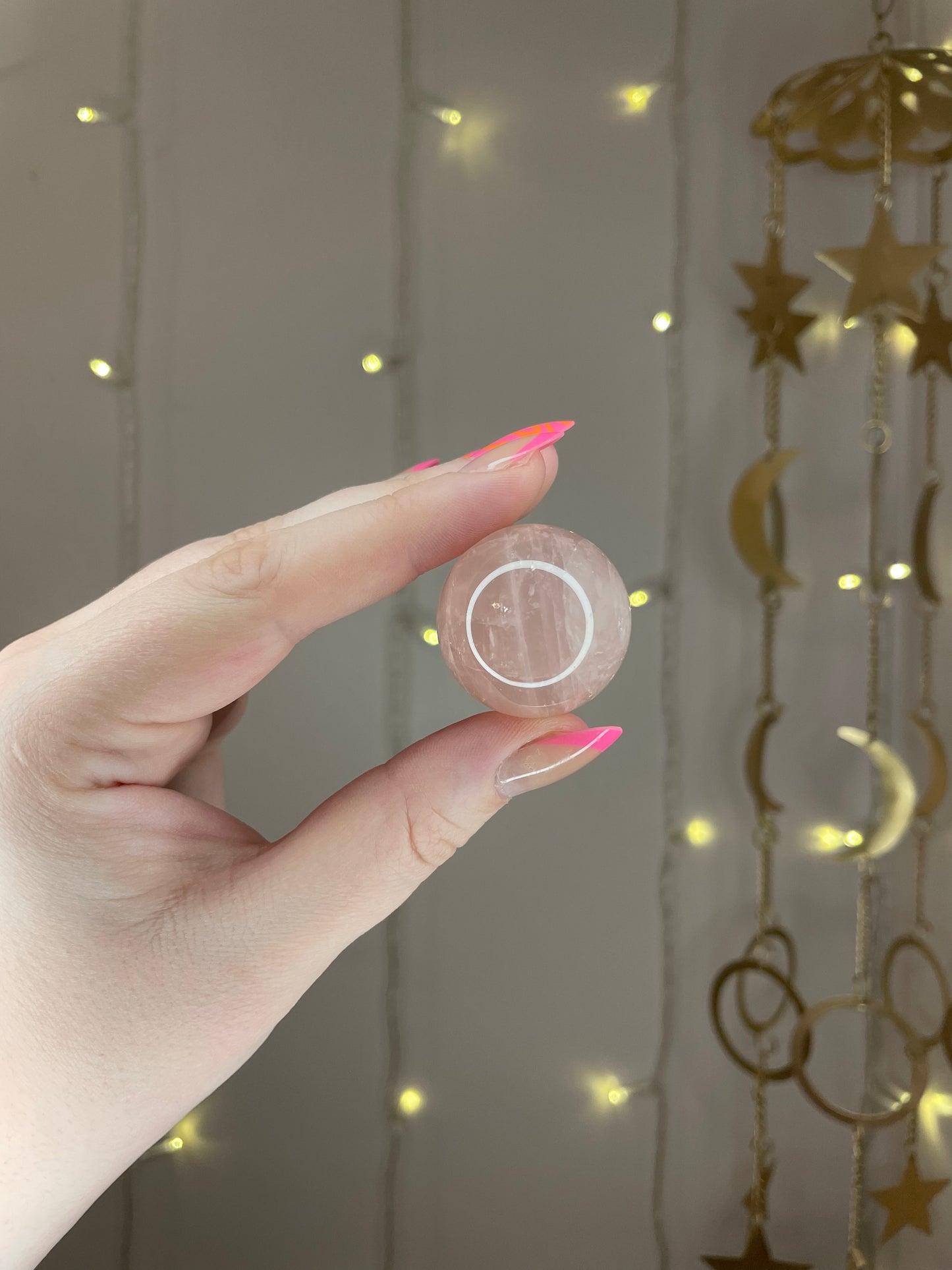 Star Rose Quartz Sphere