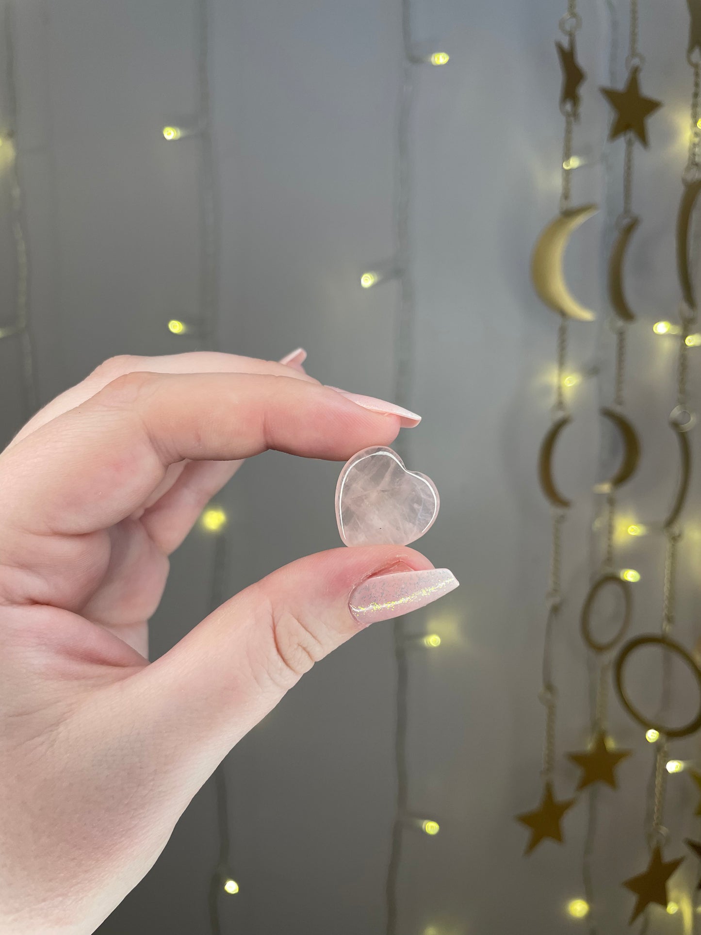 Mini Rose Quartz Heart