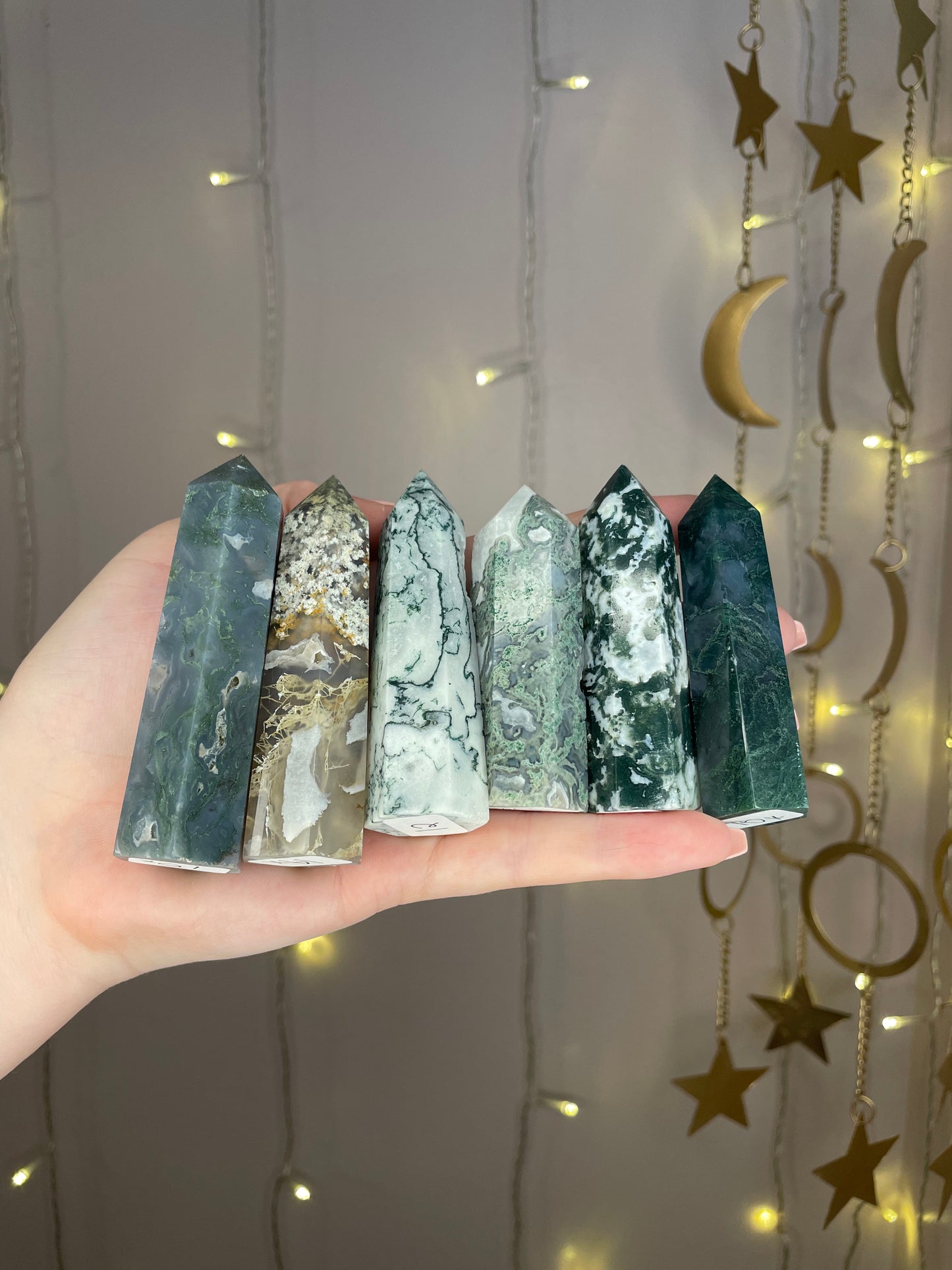 Moss Agate Towers- You Choose