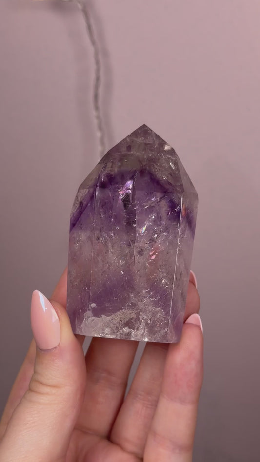 HQ Phantom Amethyst Tower C (rainbow filled)