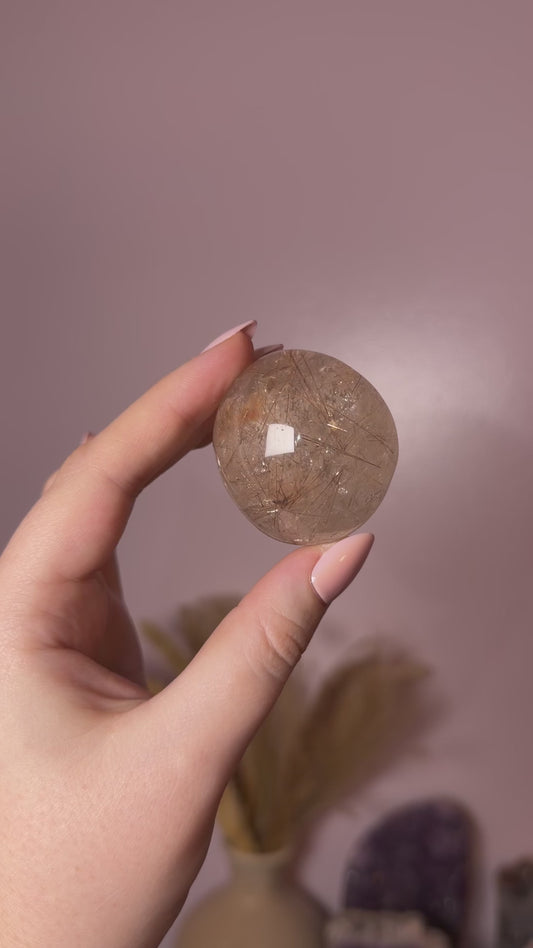 Red Rutile Lens
