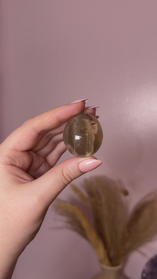Smoky Green/Pink/Beige Garden Quartz Lens