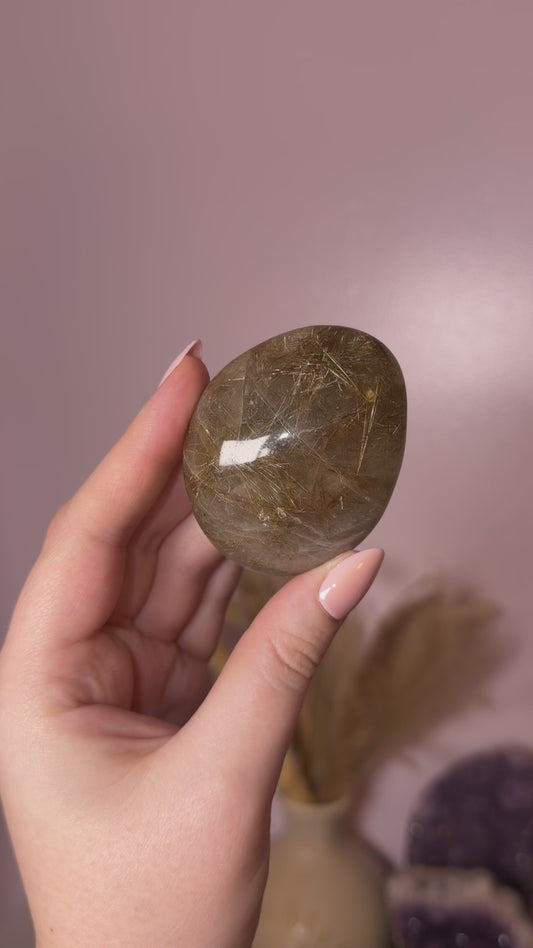 Dark Golden Rutile Lens