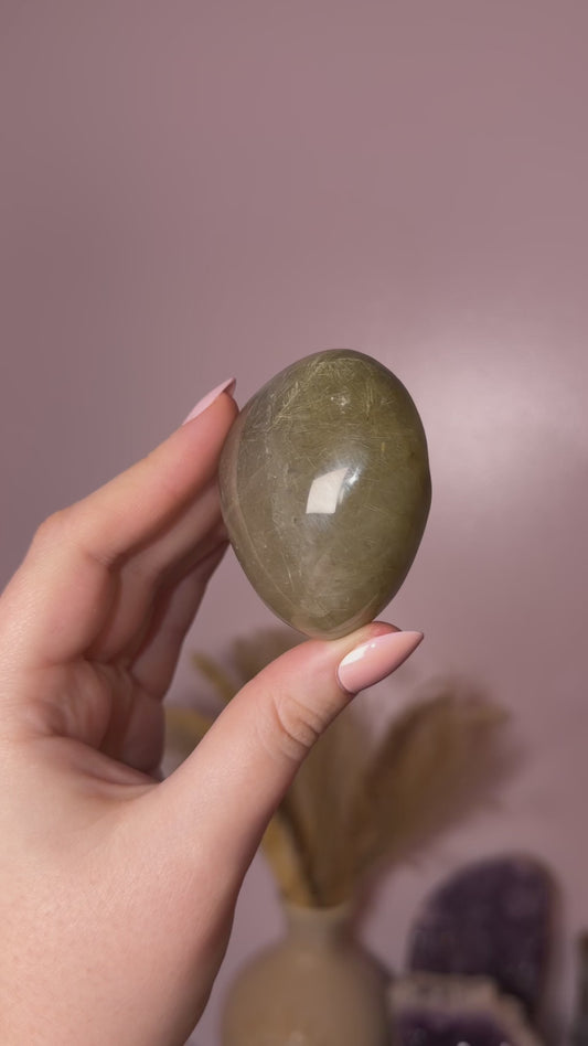 Gold/Green/Silver Rutile Lens