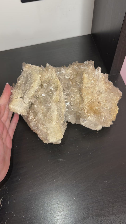 Stunning Collectors Piece Golden Nirvana Himalayan Quartz Cluster