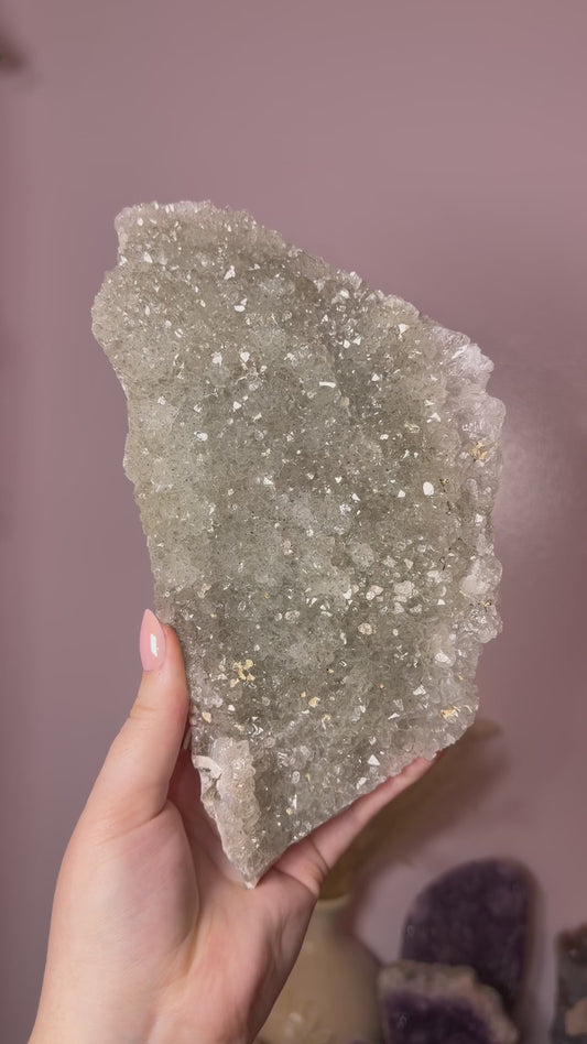 Mint Green Amethyst Crust 75