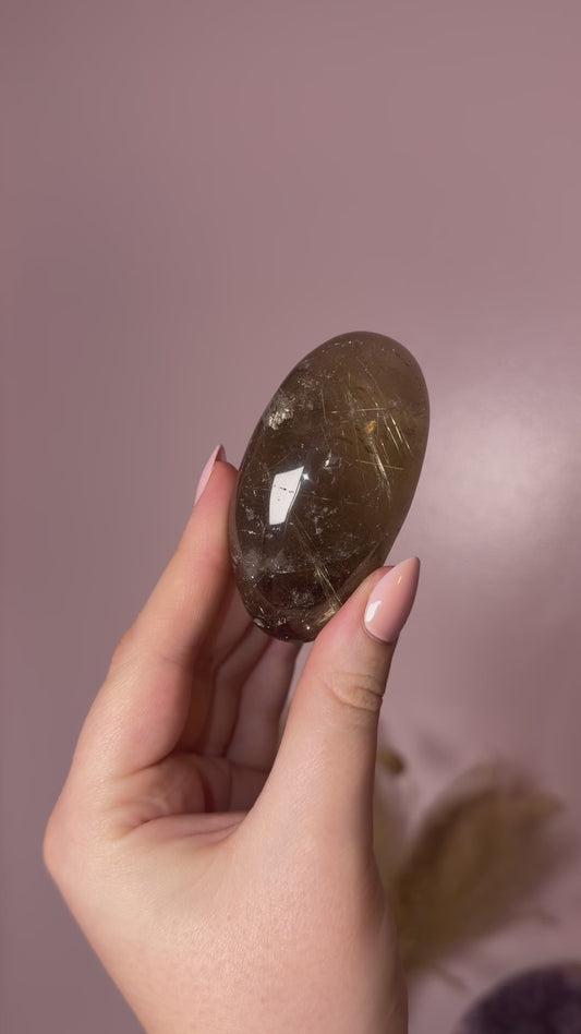 Smoky Gold Rutile Lens