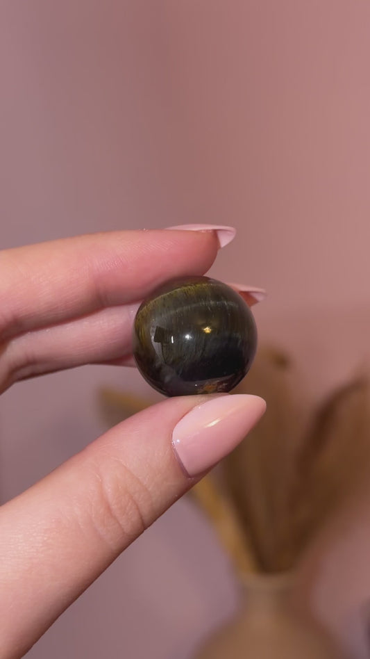 Blue Tigers Eye Sphere 6