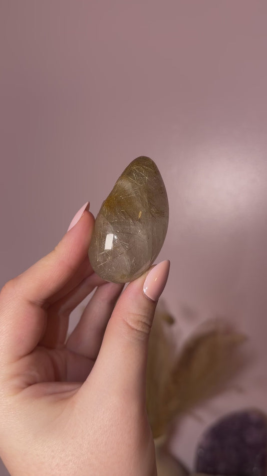 Gold/Silver Rutile Lens