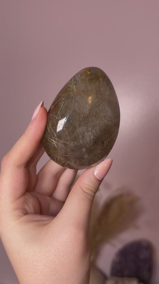 Deep Golden Rutile Lens