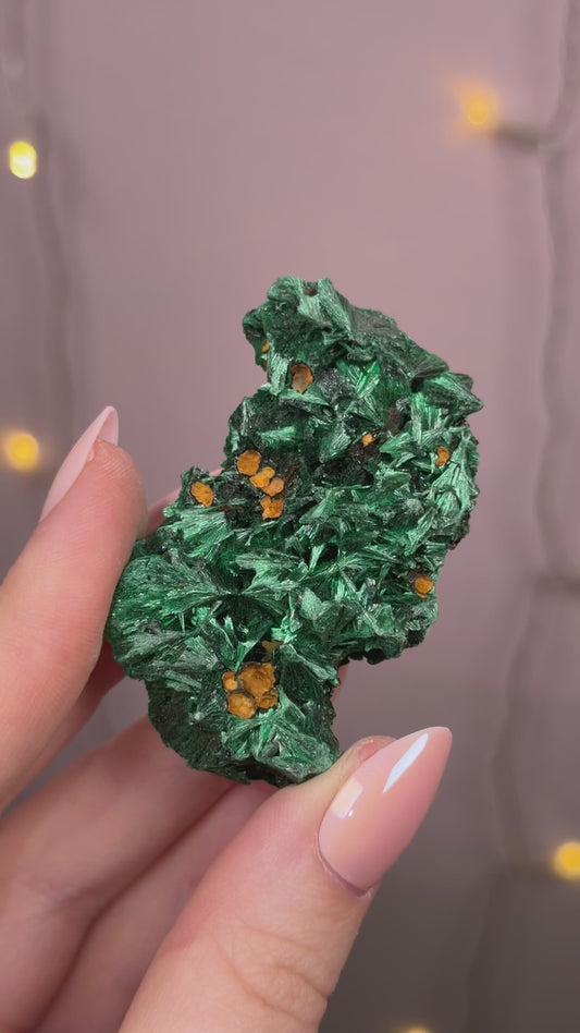 Fibrous Malachite Specimen 16