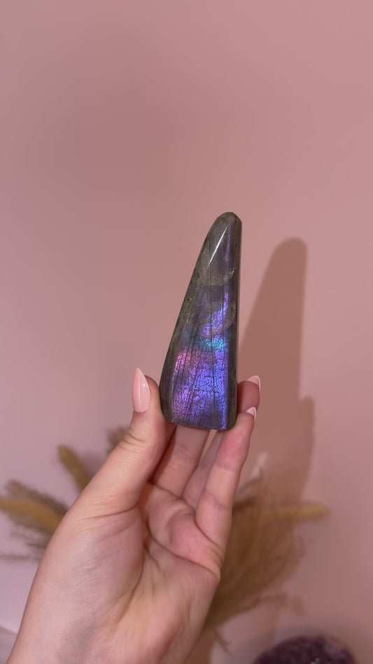 Labradorite Freeform A (purple/blue/pink)