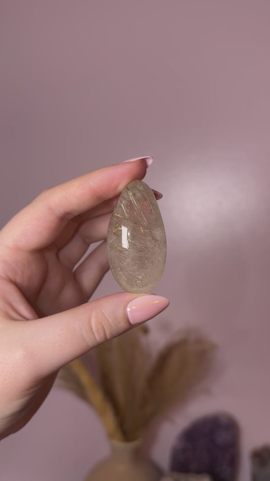 Gold/Silver Rutile Lens