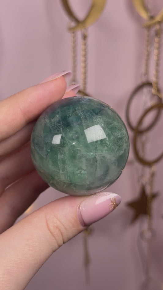Blue/Green Fluorite Sphere