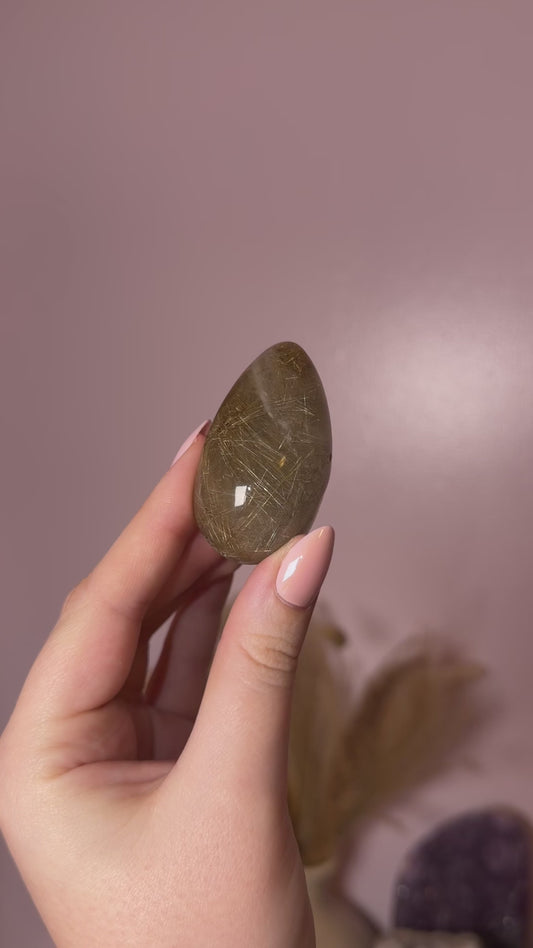 Golden/Silver Rutile Lens