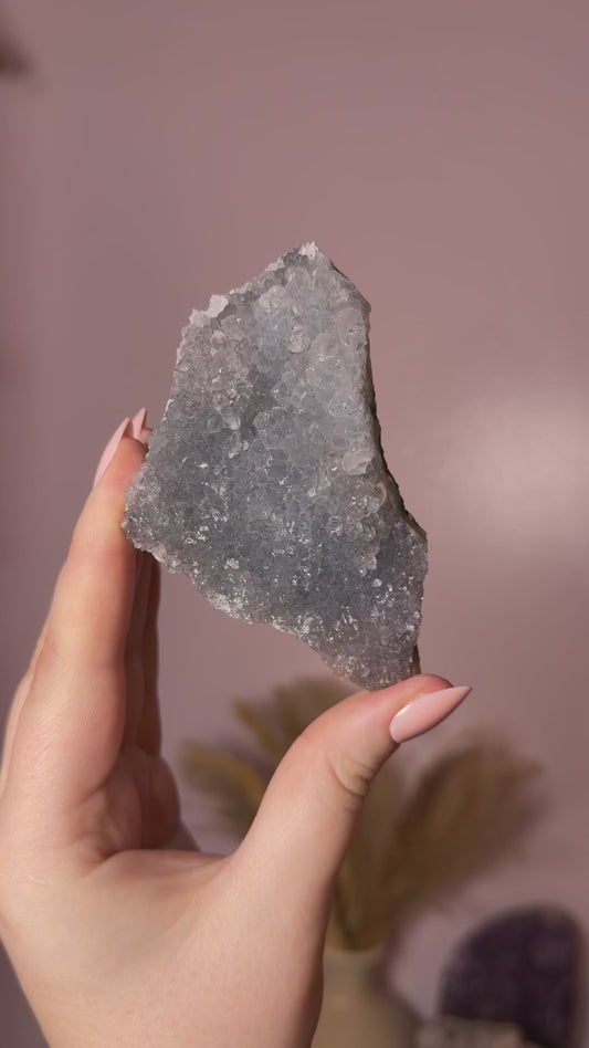 Matte Blue Amethyst Crust 12